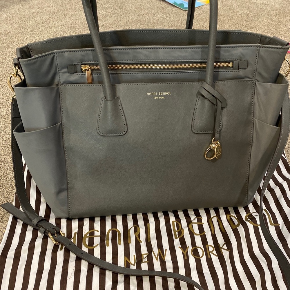 Henri Bendel Diaper Bag Grey